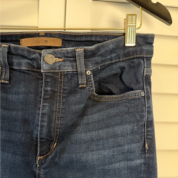 Joe's Jeans Women’s High Rise Skinny Ankle Raw Hem Dark Wash Jeans Size 29 - Picture 6 of 11